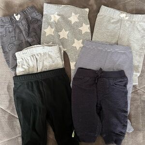 Assorted baby boy Kids Bottoms Set - Gray, Black, Navy